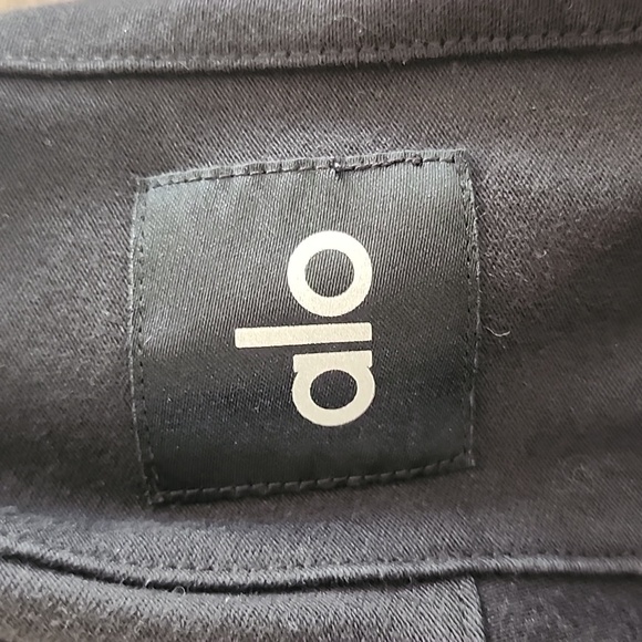 Alo On Point Moto Jacket In Black GUC - Picture 9 of 9